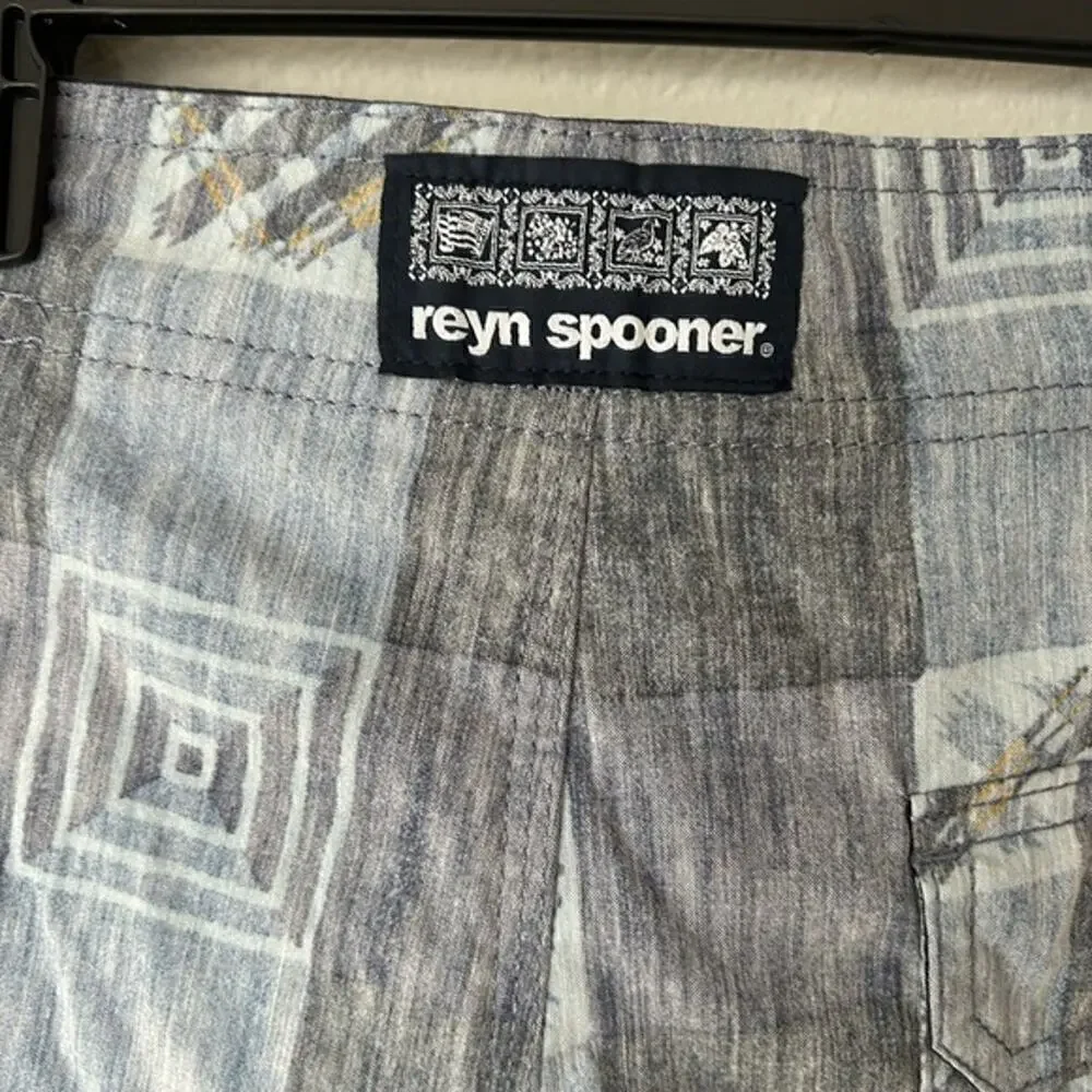 Reyn Spooner Blue/Grey Board Shorts -‎ 30